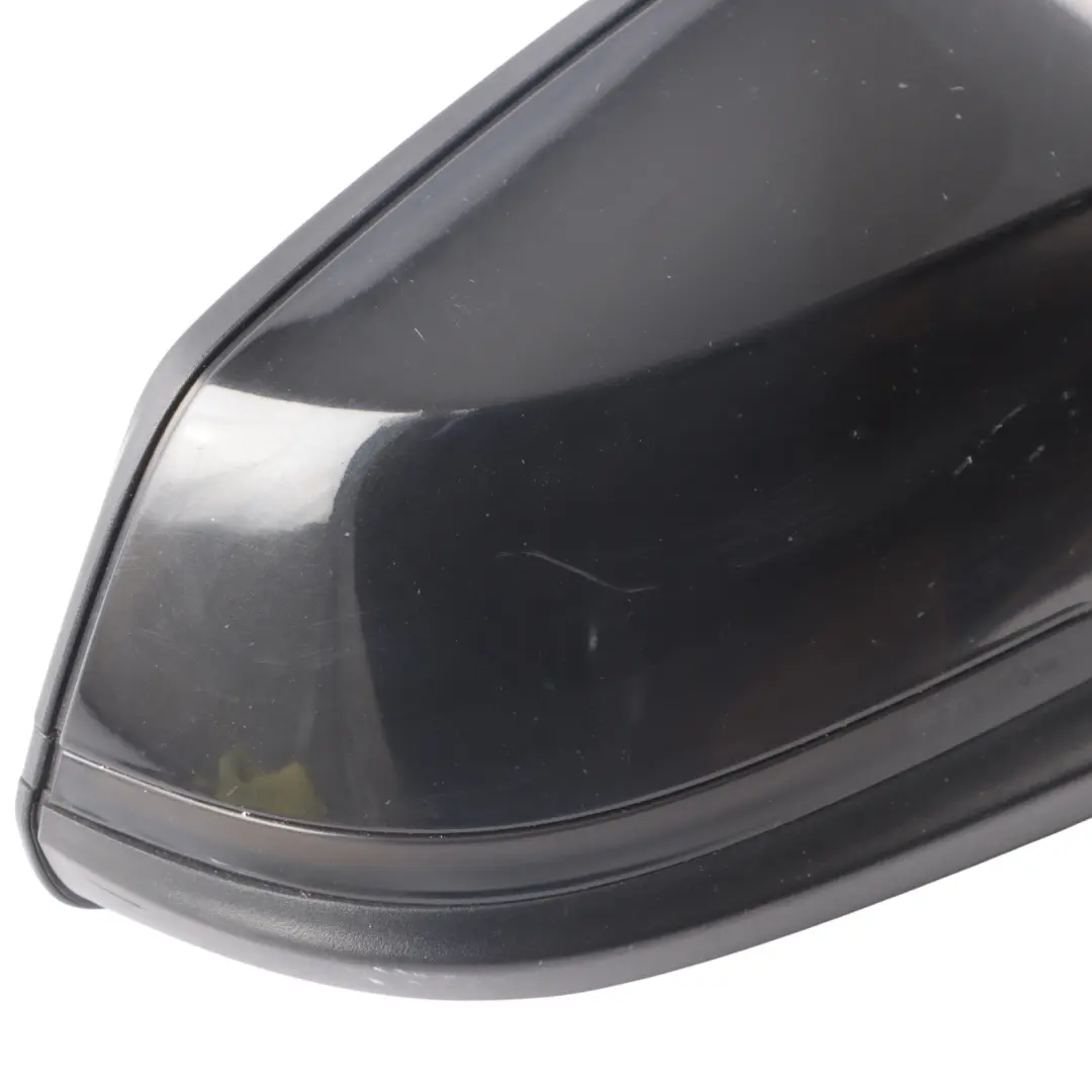 BMW F20 Wing Mirror Heated Auto Dip Door Right O/S Black Sapphire Metallic - 475