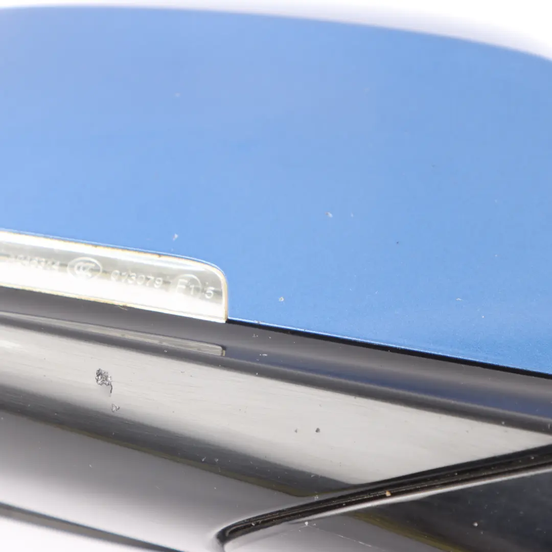 BMW F20 Wing Mirror Door Right O/S Heated High Gloss 6 Pins Estoril Blue - B45