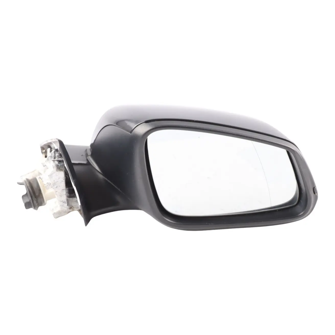 Wing Mirror BMW F30 F31 Heated Right Door O/S Black Sapphire Metallic 475 6 Pins