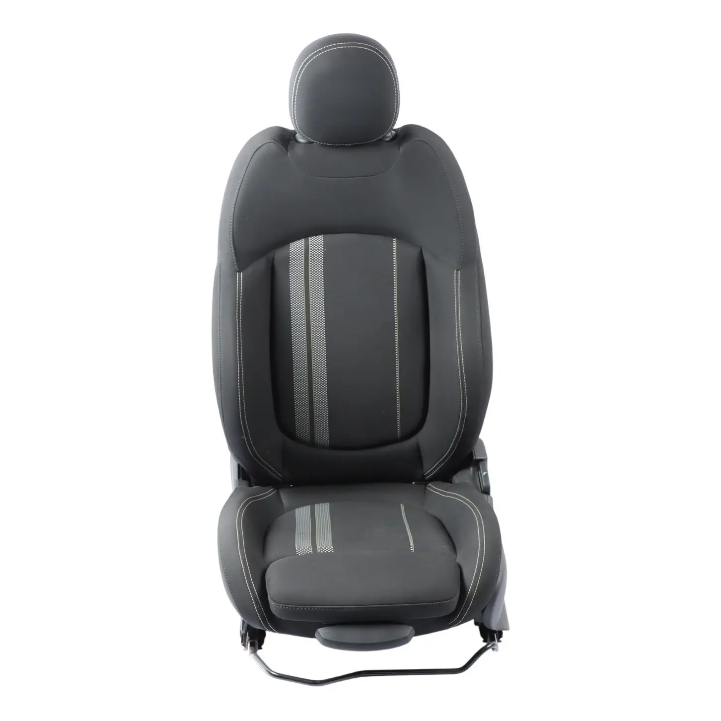 Mini F55 Sport Seat Front Left N/S Cloth Double Stripe Carbon Black