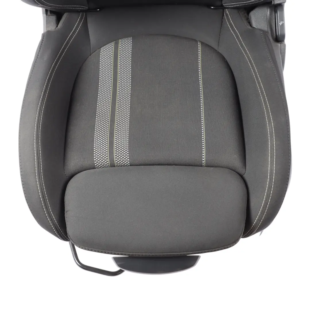 Mini F55 Sport Seat Front Left N/S Cloth Double Stripe Carbon Black