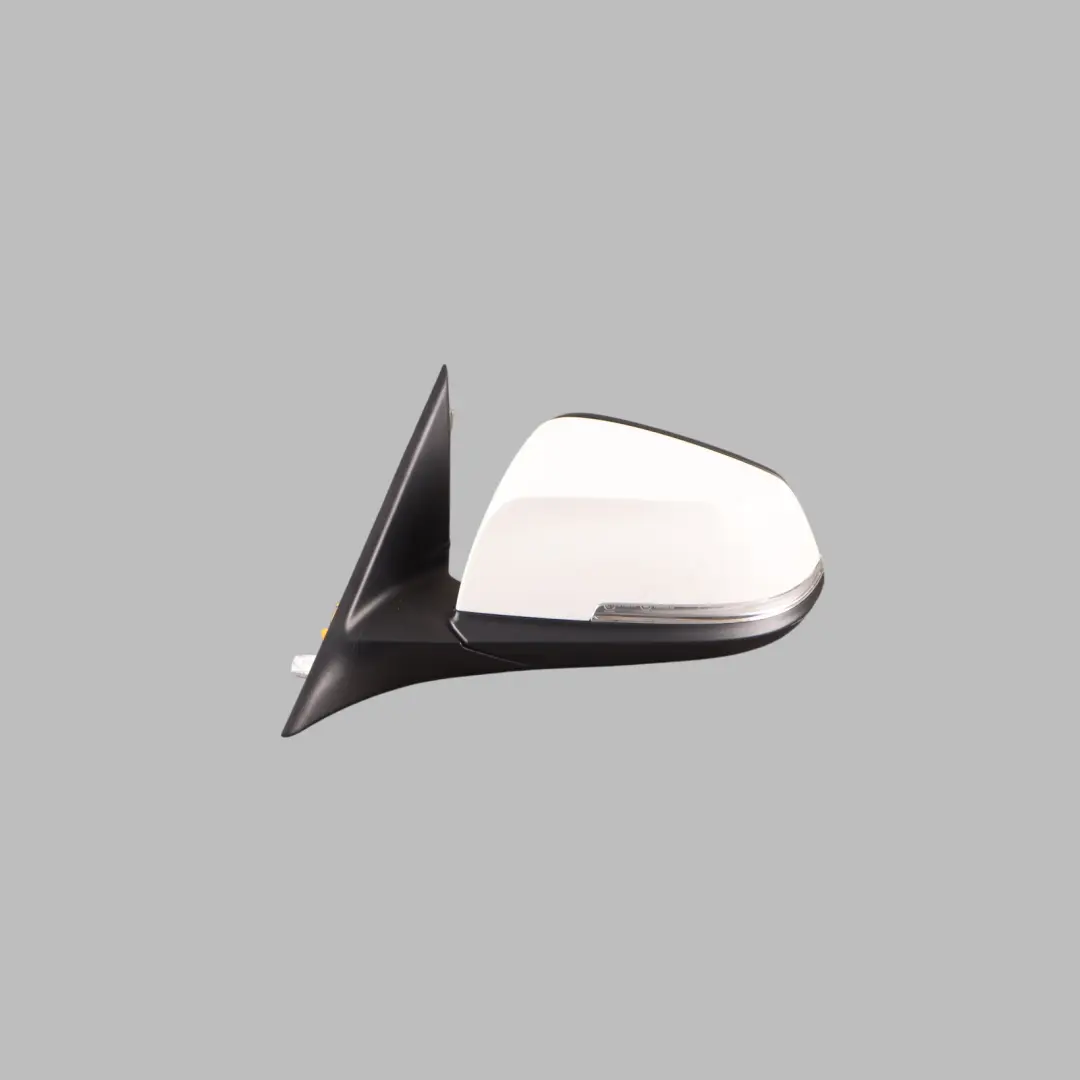 Wing Mirror BMW F30 F31 Heated Door Left N/S Outside 6 Pin Alpine White - 300