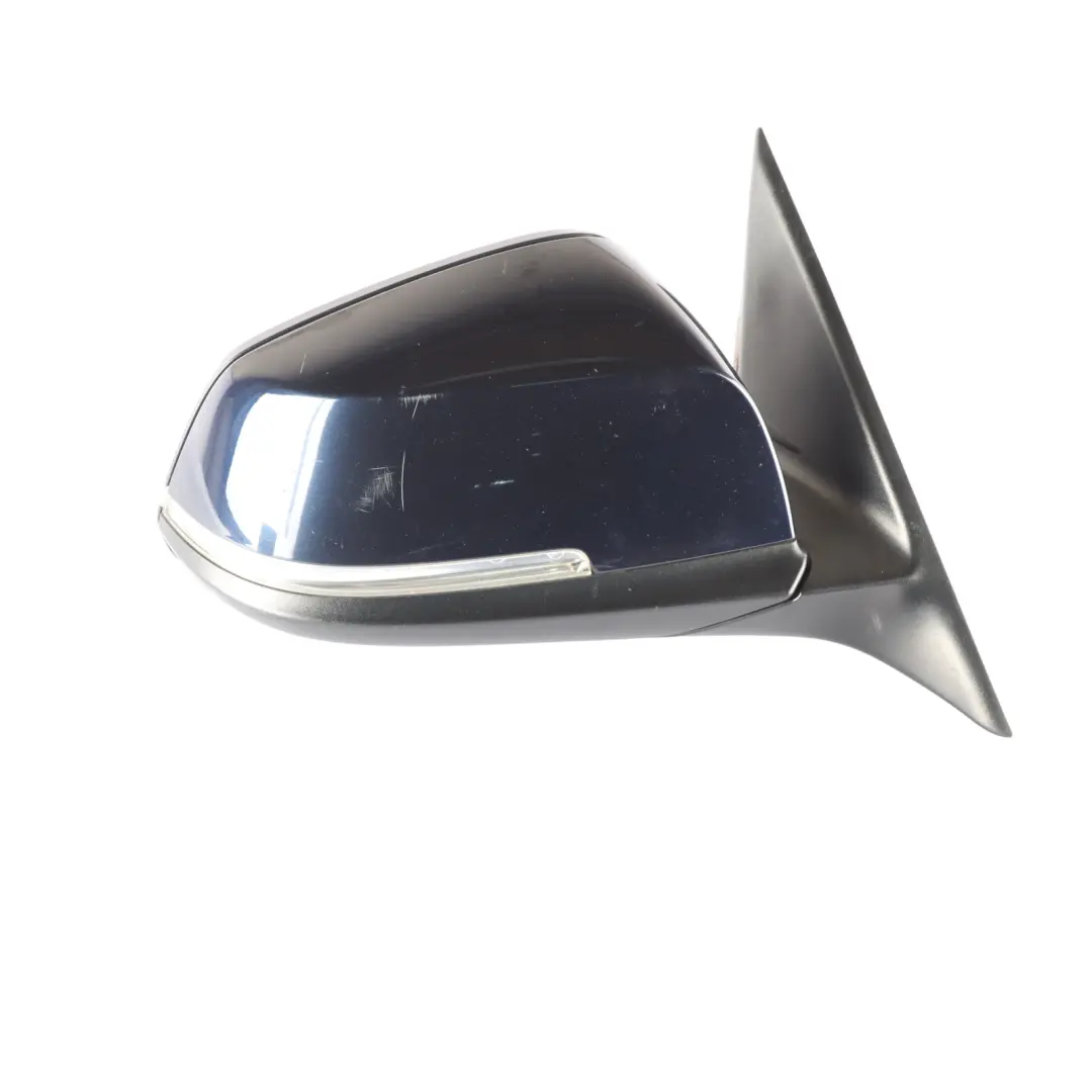 BMW 3 Series F30 F31 Heated Right Wing Mirror O/S Imperial Blau Brillant Blue