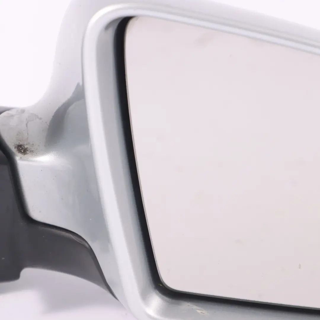 Audi A4 B7 Door Wing Mirror Right O/S Outside Light Silver Metallic - LY7W