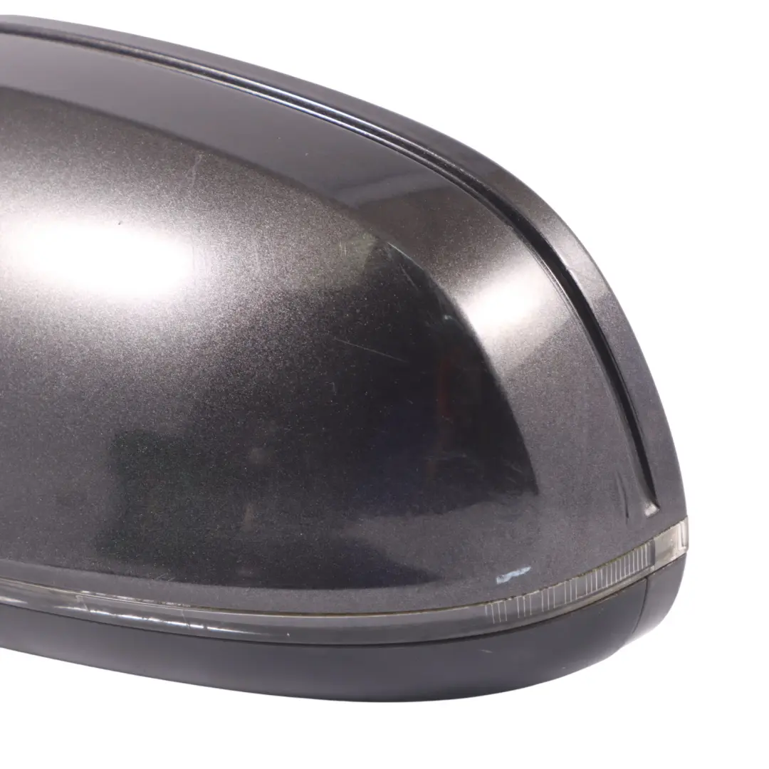 Audi A4 B8 Door Left N/S Mirror Wing Electric Lava Grey Pearl Effect - Z7L