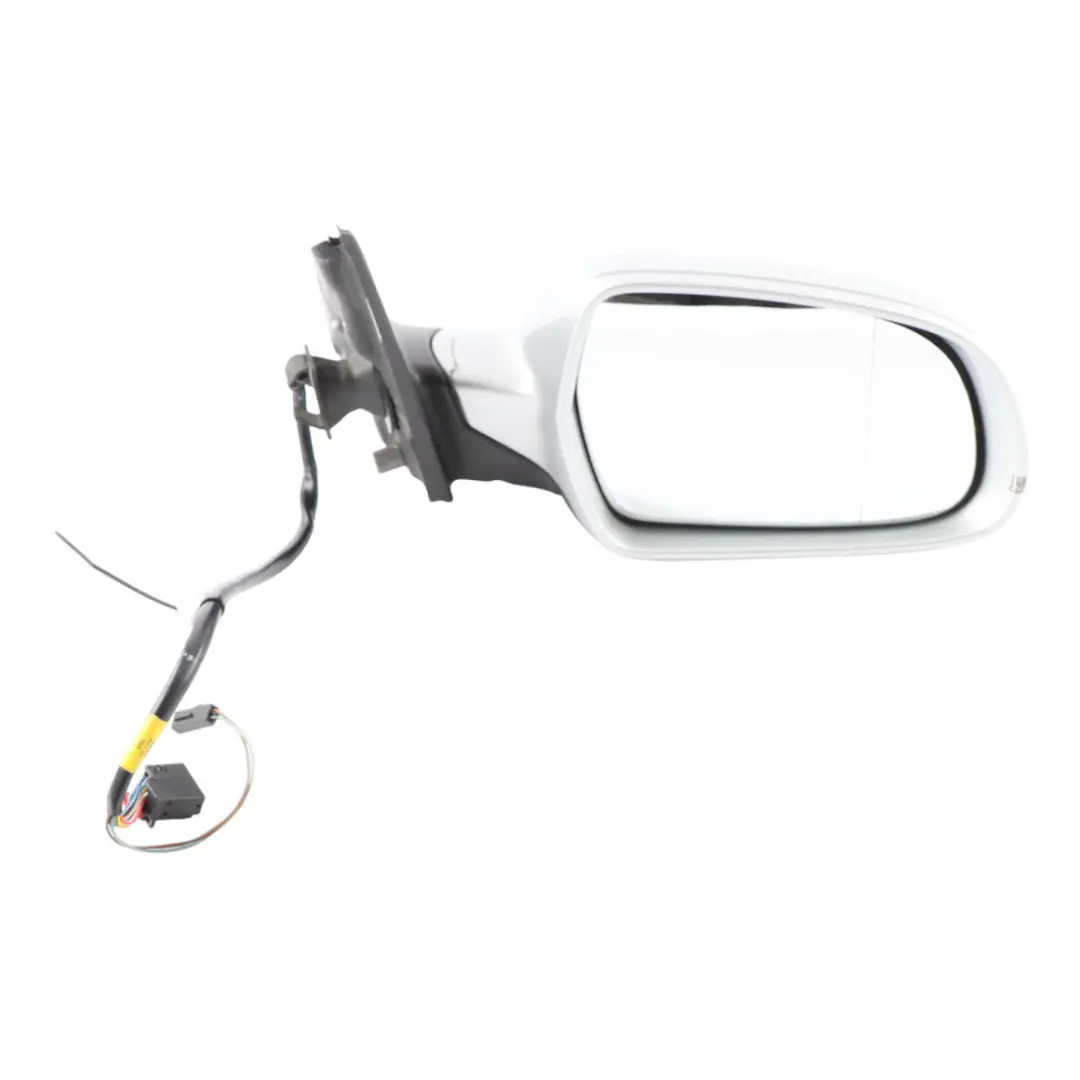 Audi A3 8P Wing Mirror Door Electric Right O/S Ice Silver Metallic - X7W