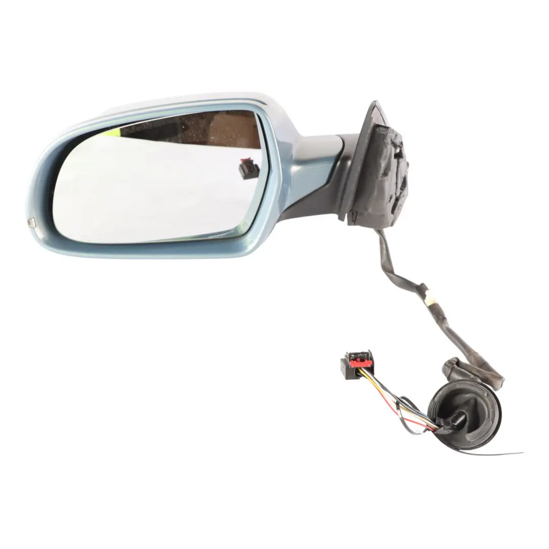 Audi A3 8P Wing Mirror Meteor Left N/S Sphere Blue Metallic - X5X