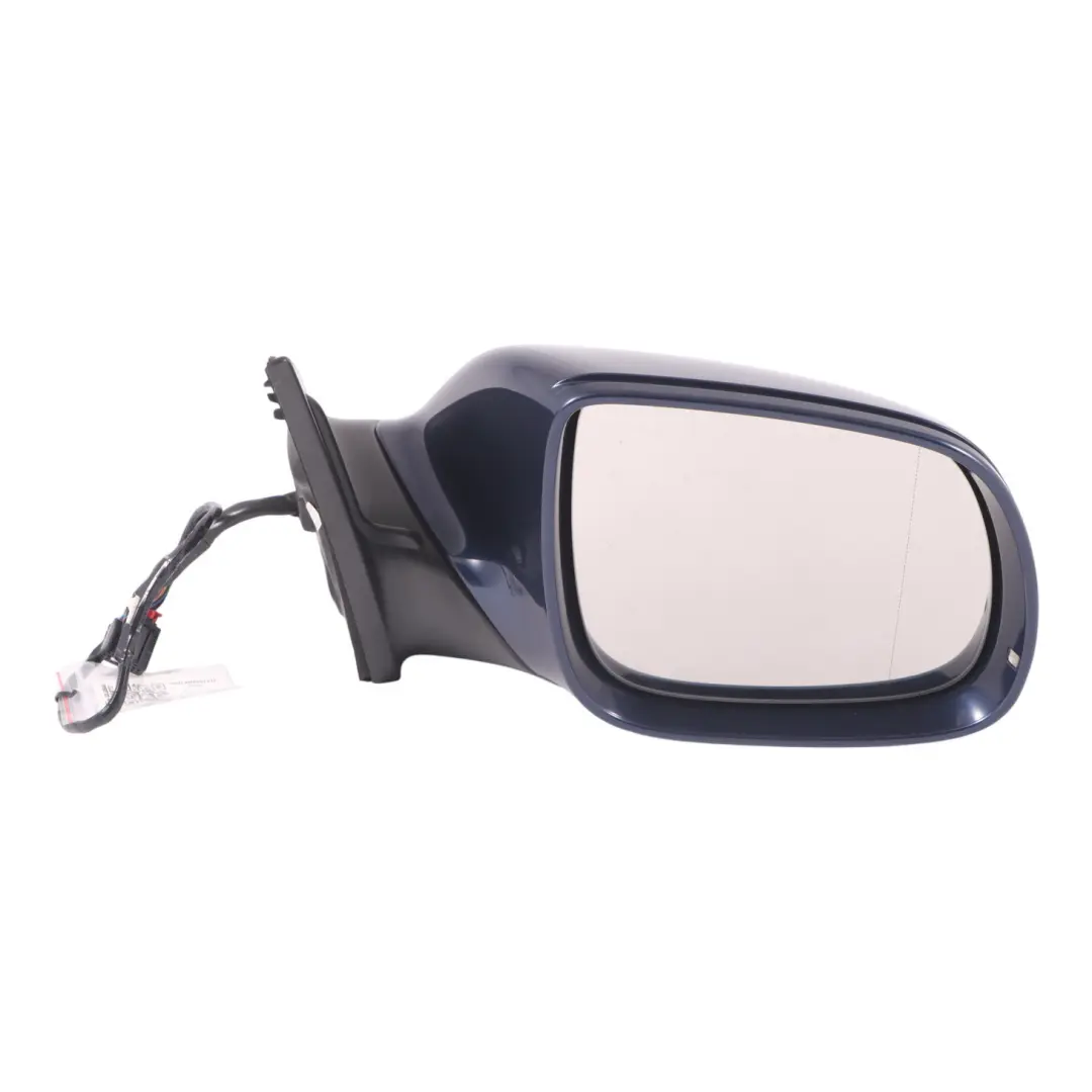 Audi Q7 4L Front Mirror Wing Door Electric Power Right O/S Mugello Blue - Z5E