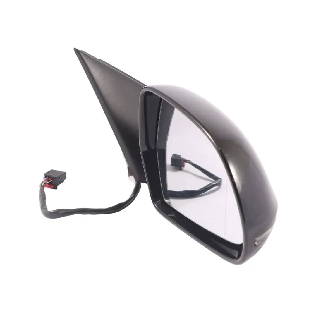 Audi Q3 8U Wing Mirror Door Electric Right O/S Mythical Black Metallic - Y9T