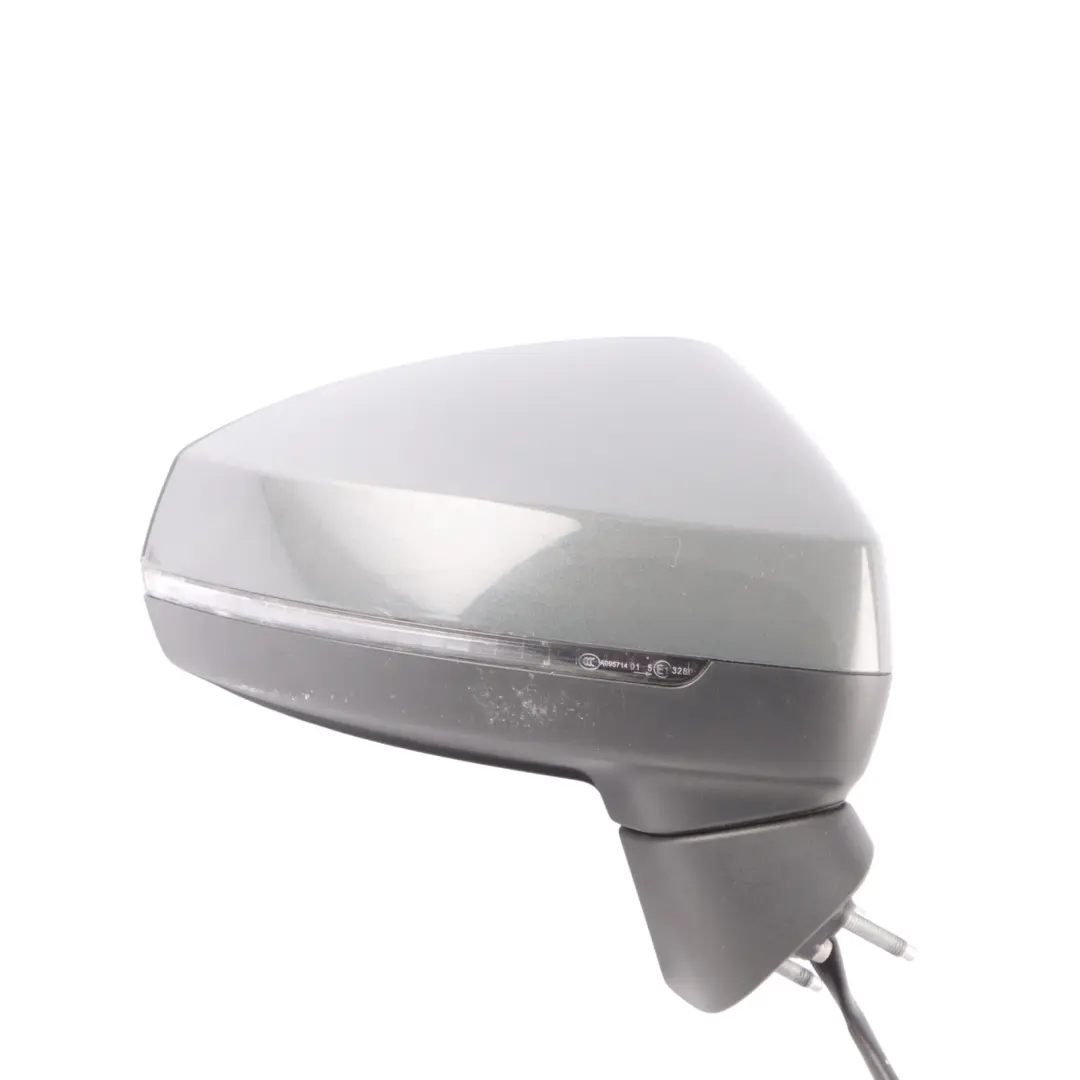 Audi A3 8V Wing Mirror Electric Door Right O/S Outside Nano Grey Metallic - X7M