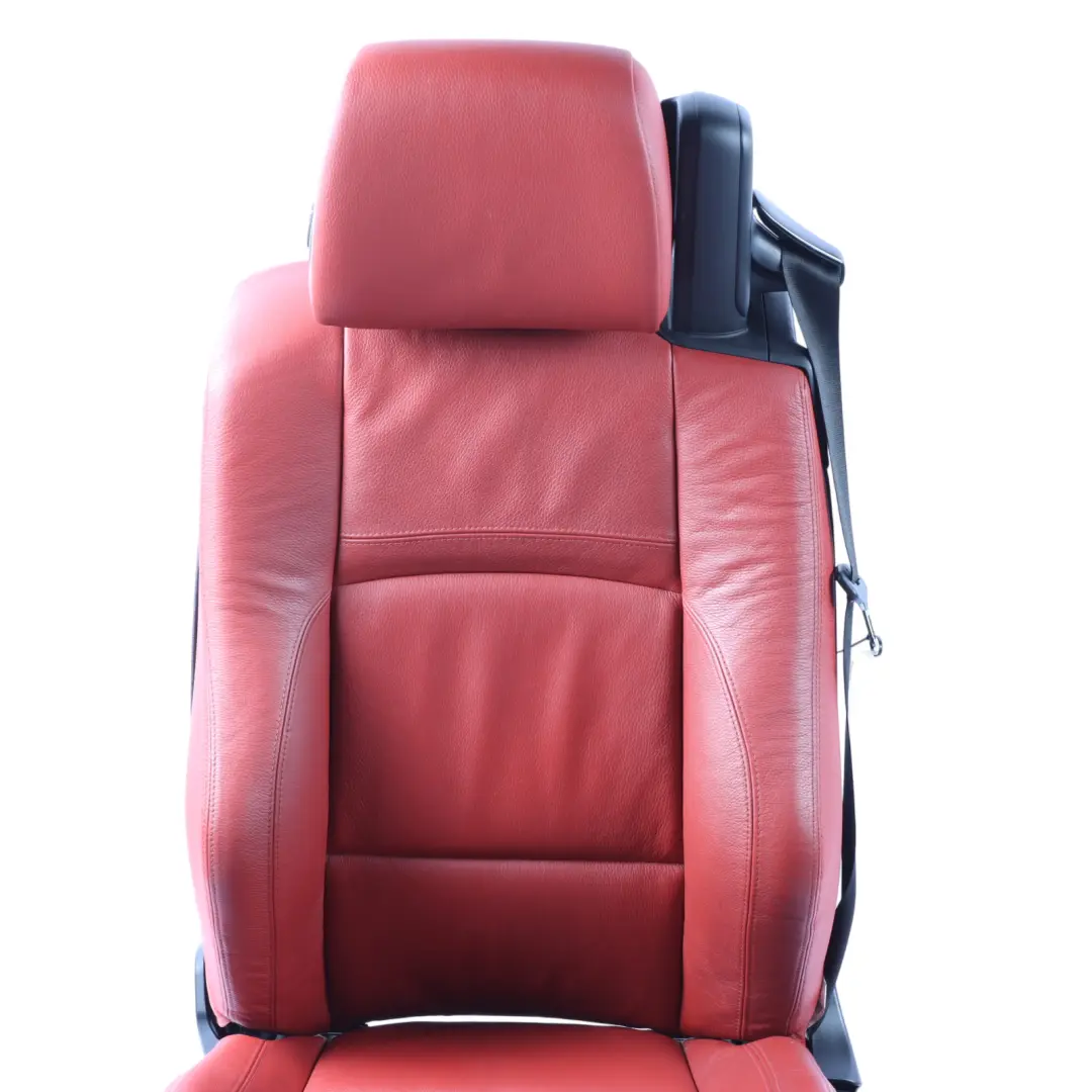 BMW E93 Convertible Sport Seat Front Left N/S Interior Memory Red Leather 