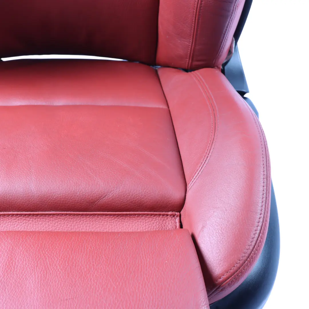 BMW E93 Convertible Sport Seat Front Left N/S Interior Memory Red Leather 