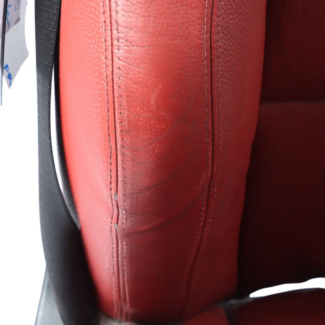 Front Seat BMW E93 Convertible Sport Korall-Red Leather Right O/S Memory