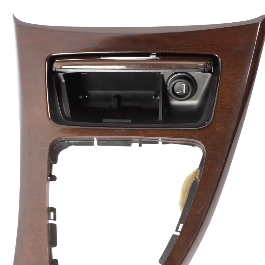 BMW E90 LCI Set Trim Console Dashboard Strip Cover Wood Walnut Light