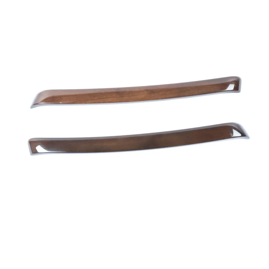 BMW E90 LCI Set Trim Console Dashboard Strip Cover Wood Walnut Light