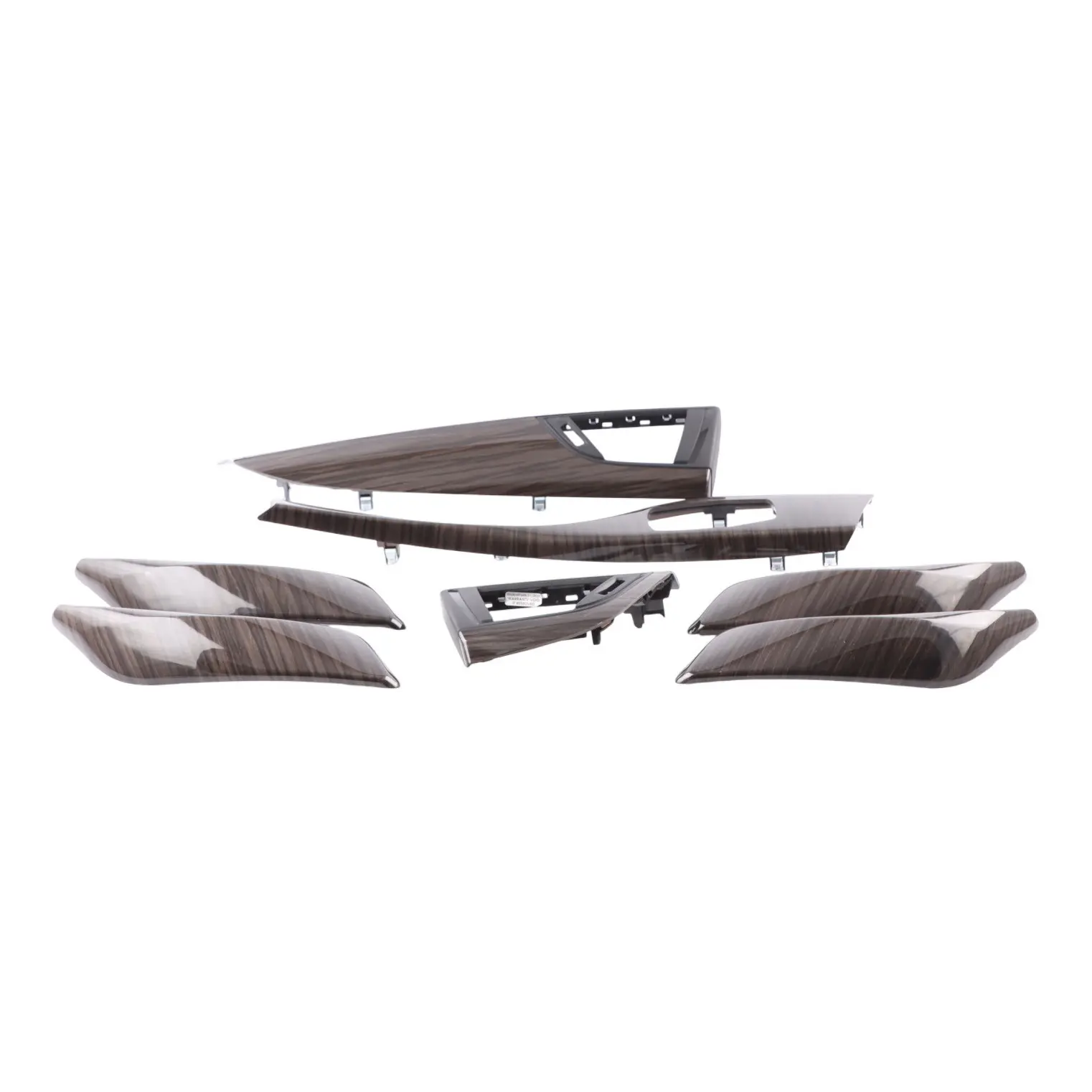 Dashboard Trim BMW F20 F21 Set Strip Cover Door Console Wood Fineline Stream