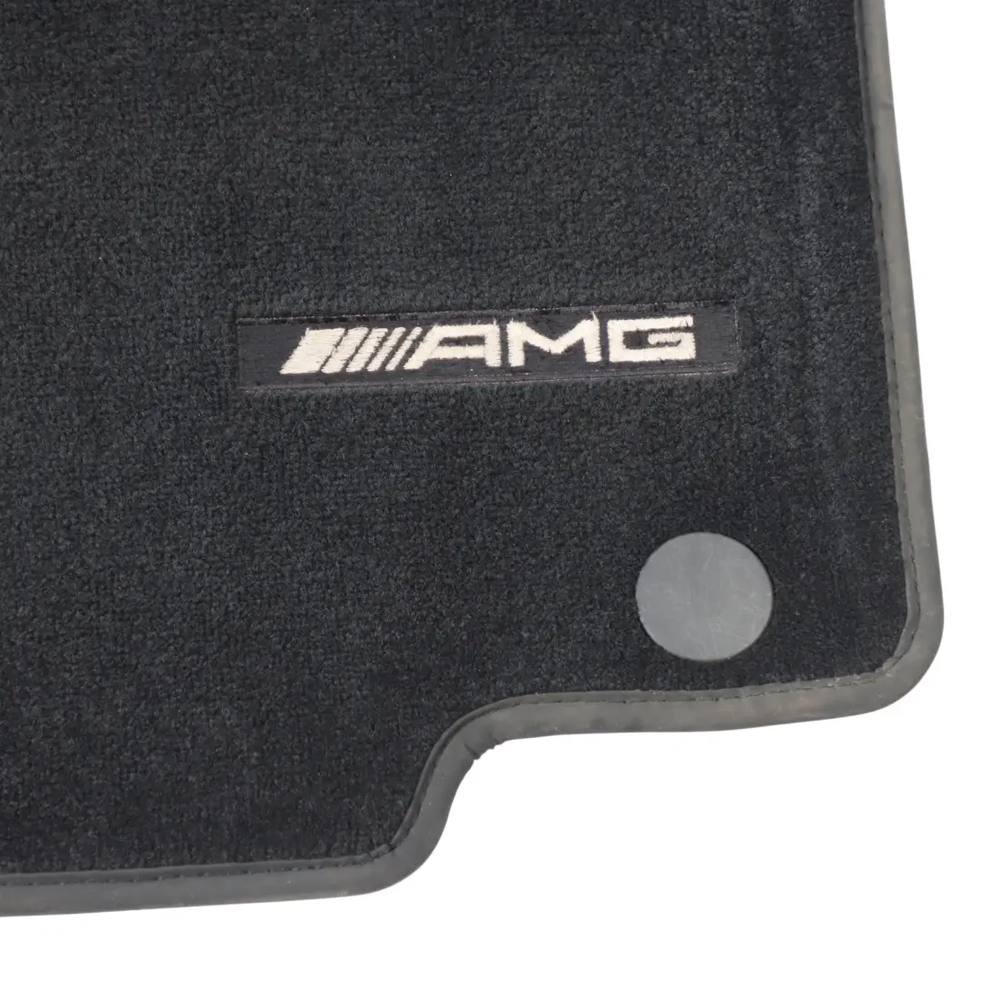 Mercedes W166 AMG Floor Mats Interior Carpet Black Front Set A1666802648