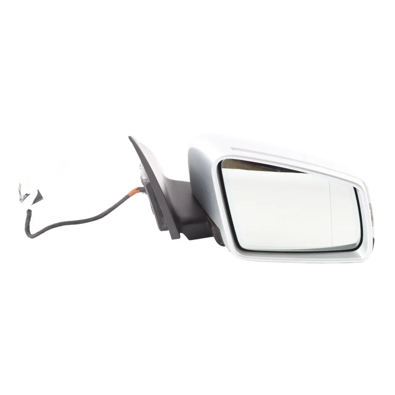 Mercedes W204 Wing Mirror Door Right O/S Power Fold Auto Dip Iridium Silver 775