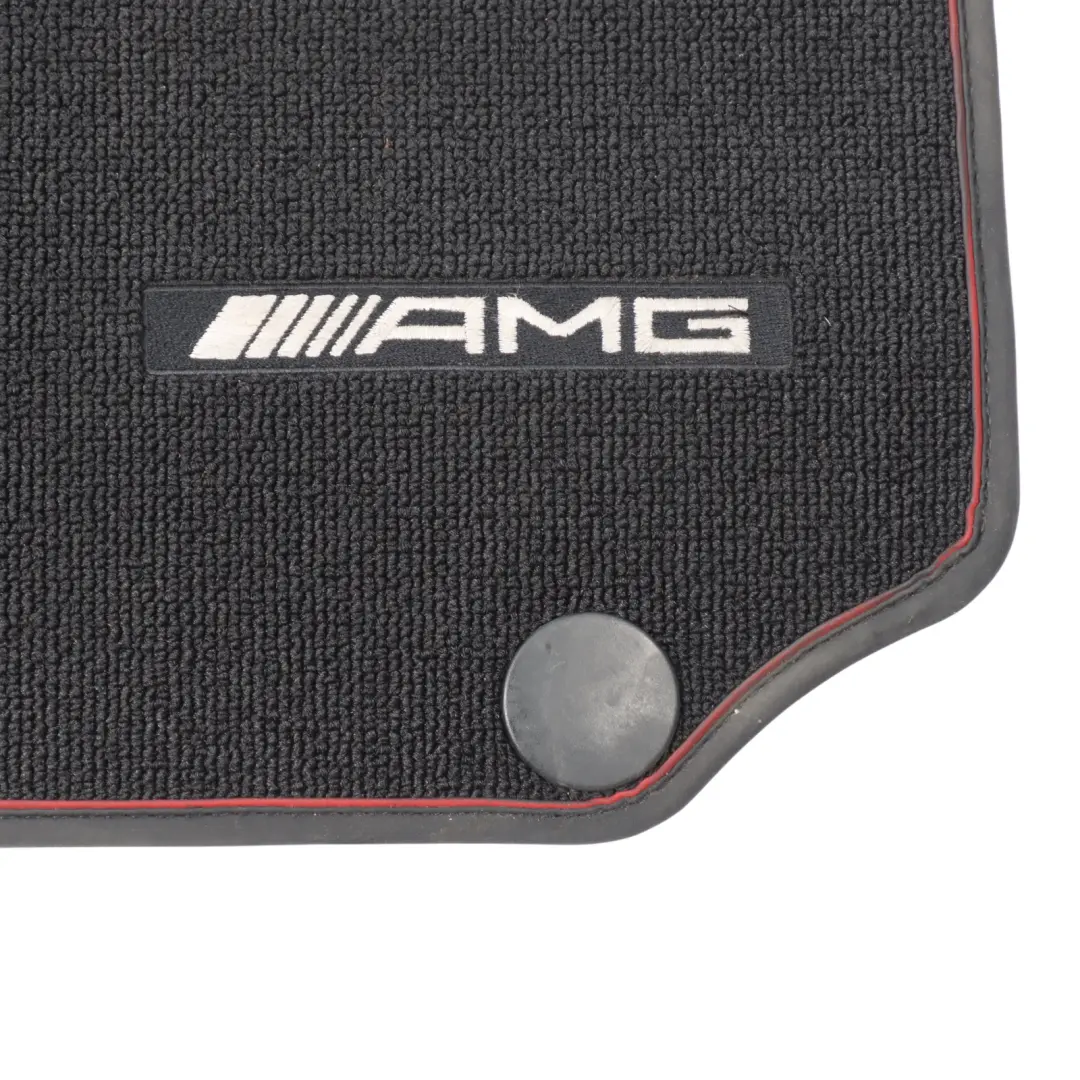 Mercedes C207 AMG Floor Mats Set Interior Front Rear Cover Black A2076807100