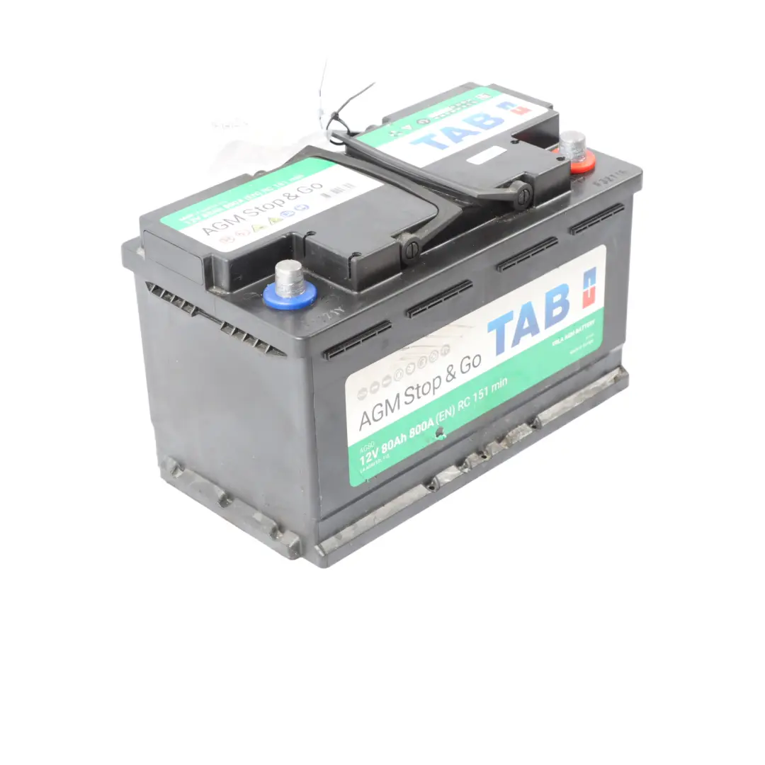 TAB AG80 AGM Start Stop Car Battery 80Ah 800A 12V