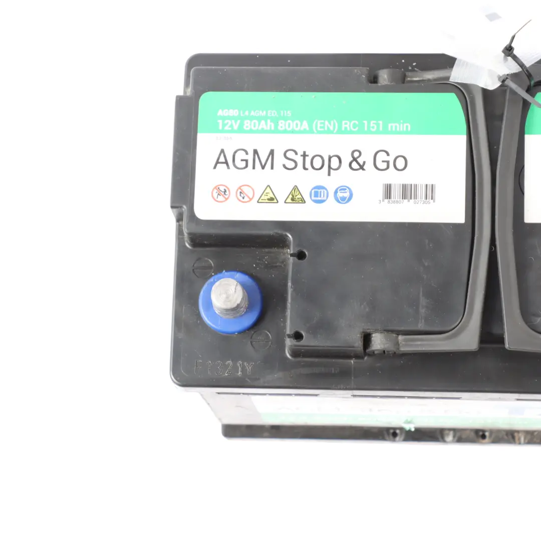 TAB AG80 AGM Start Stop Car Battery 80Ah 800A 12V