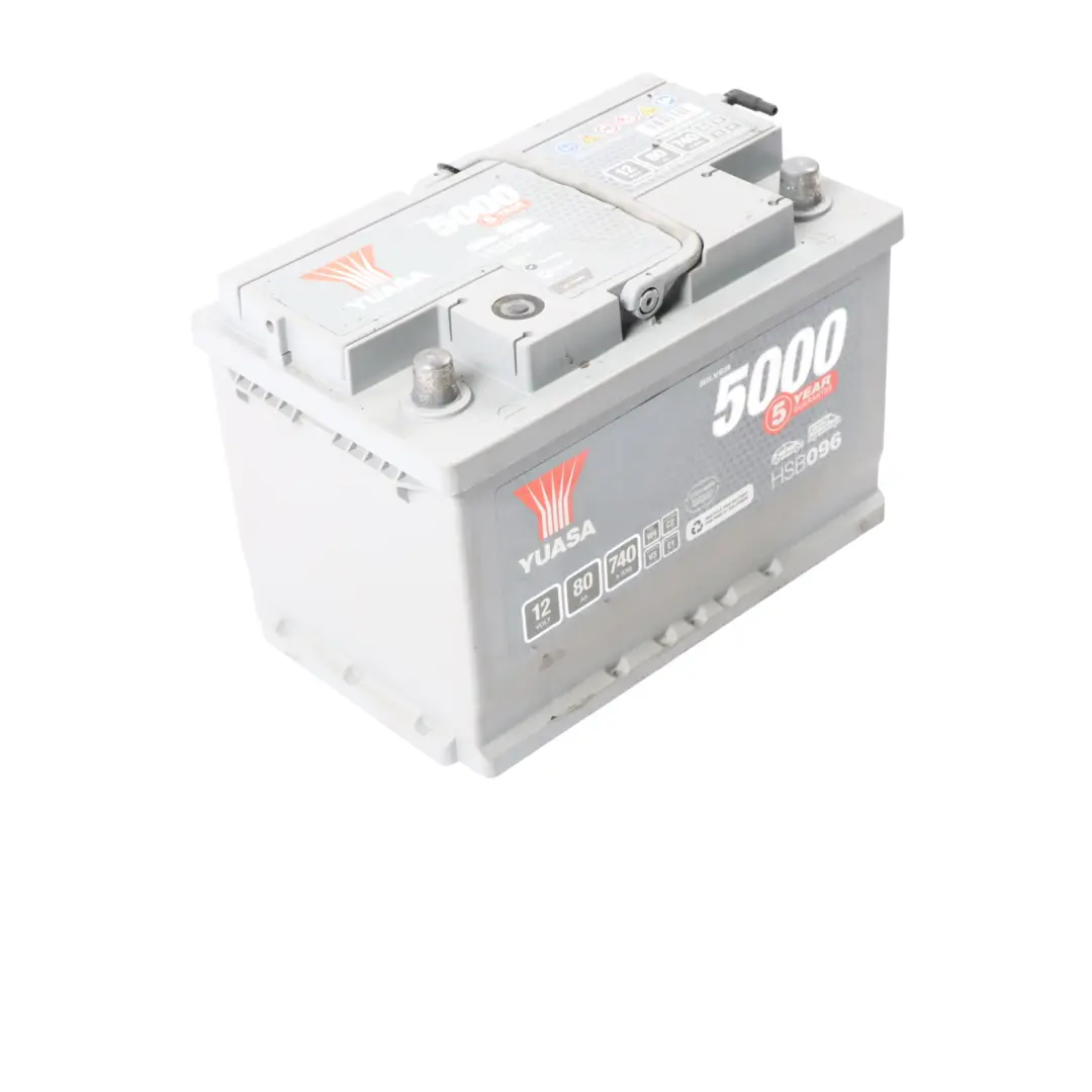 YUASA 5000 12V Accumulator Car Battery 80Ah 740A HSB096