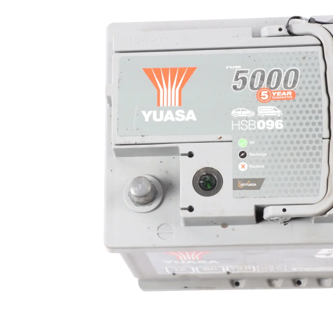 YUASA 5000 12V Accumulator Car Battery 80Ah 740A HSB096