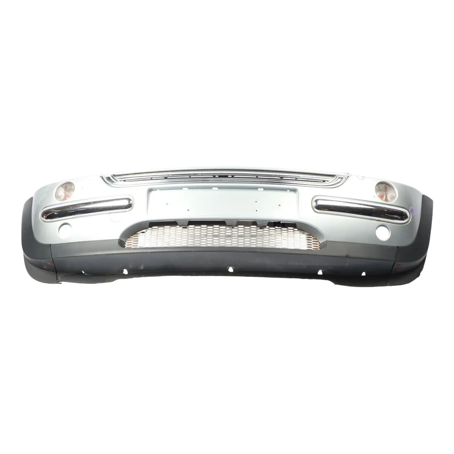Mini Cooper R50 Complete Front Bumper Panel Pure Silver Metallic - 900