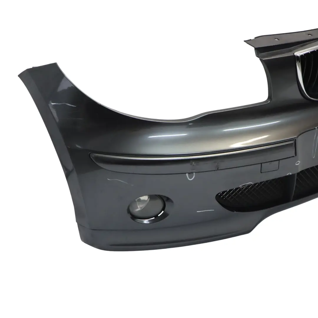 BMW E87 Complete Front Bumper Trim Panel Sparkling Graphite Metallic - A22