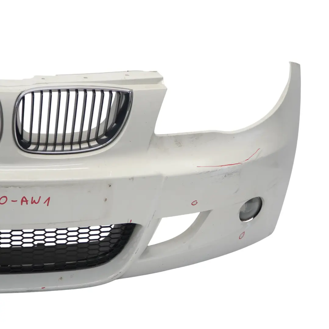 BMW E81 E87 Front Bumper M Sport Trim Panel Alpinweiss Alpine White - 300