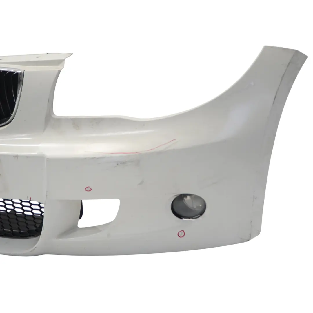 BMW E81 E87 Front Bumper M Sport Trim Panel Alpinweiss Alpine White - 300