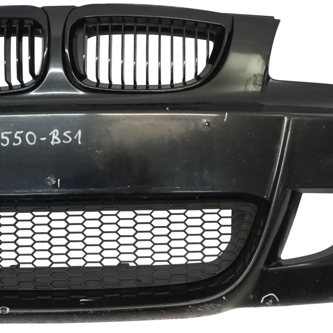 BMW E81 E87 M Sport Front Bumper Trim Panel Black Sapphire Metallic - 475