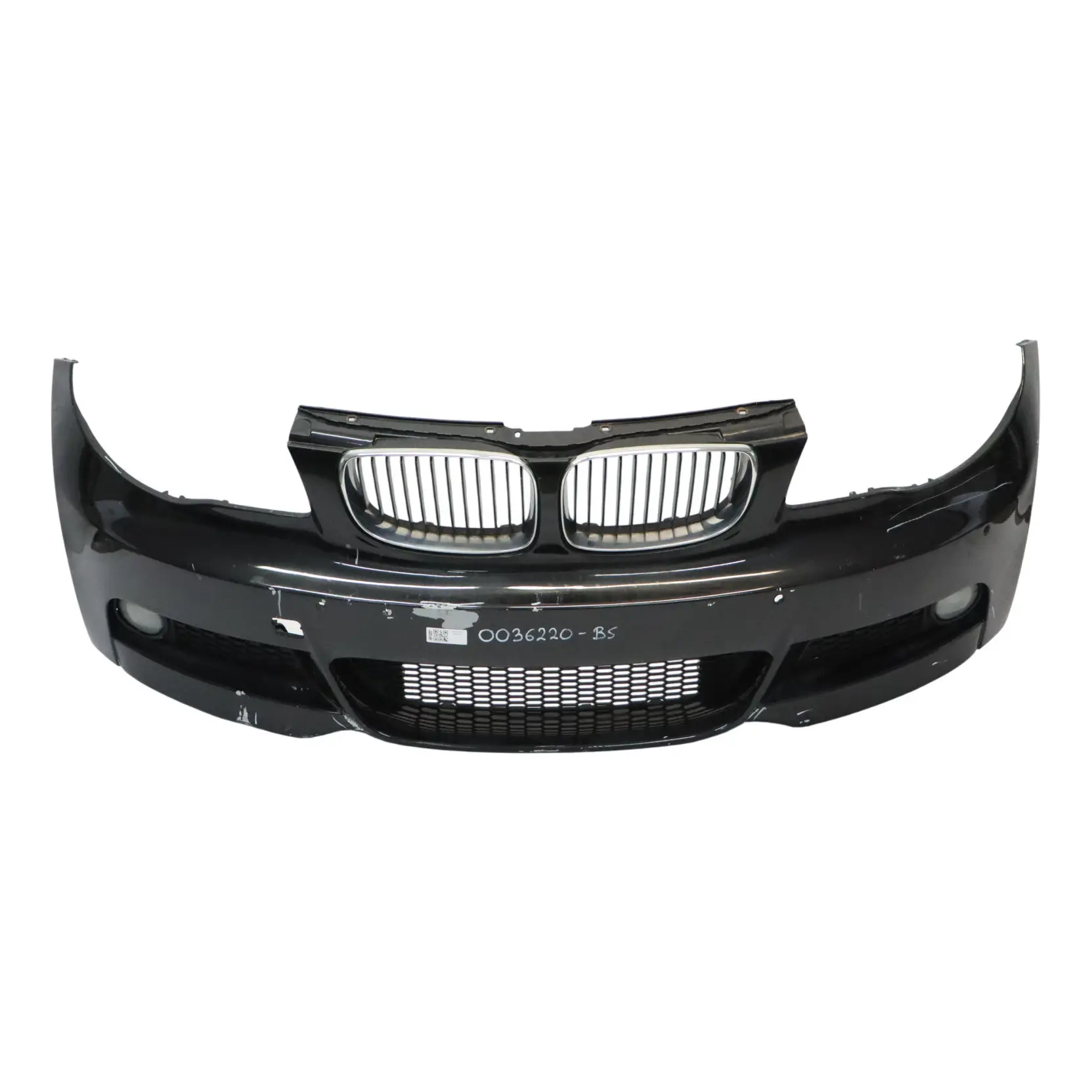 Front Bumper BMW E82 E88 M Sport PDC Trim Panel Black Sapphire Metallic 475