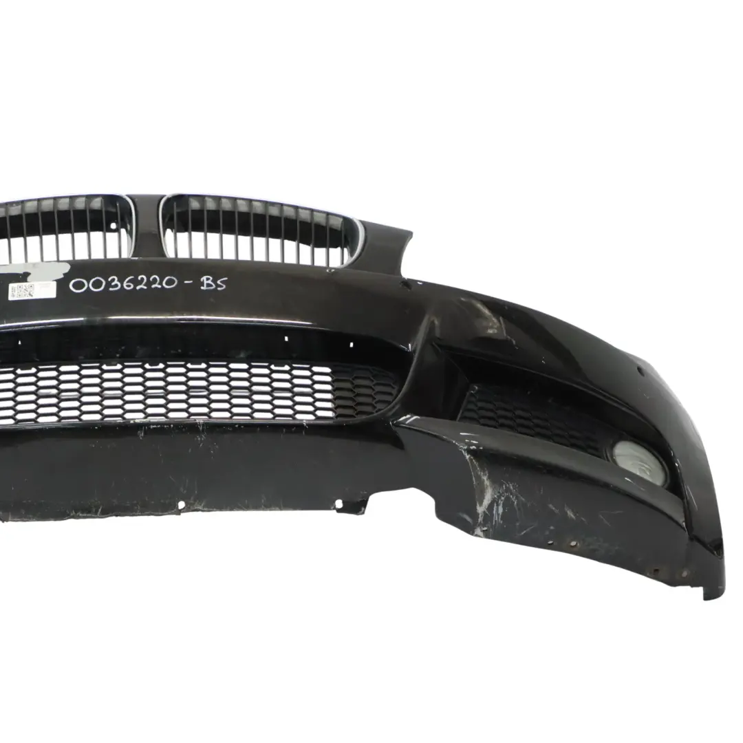 Front Bumper BMW E82 E88 M Sport PDC Trim Panel Black Sapphire Metallic 475