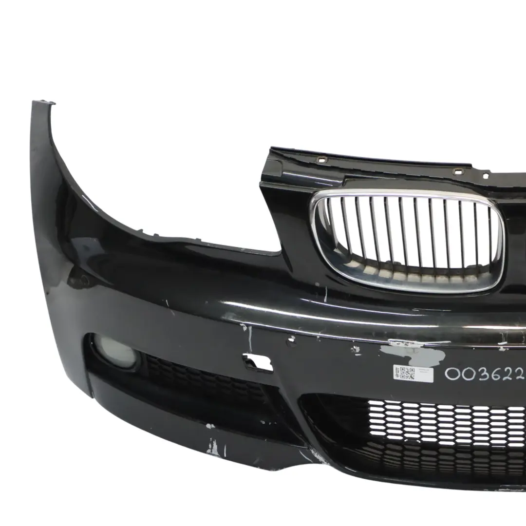 Front Bumper BMW E82 E88 M Sport PDC Trim Panel Black Sapphire Metallic 475