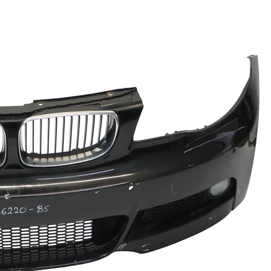 Front Bumper BMW E82 E88 M Sport PDC Trim Panel Black Sapphire Metallic 475