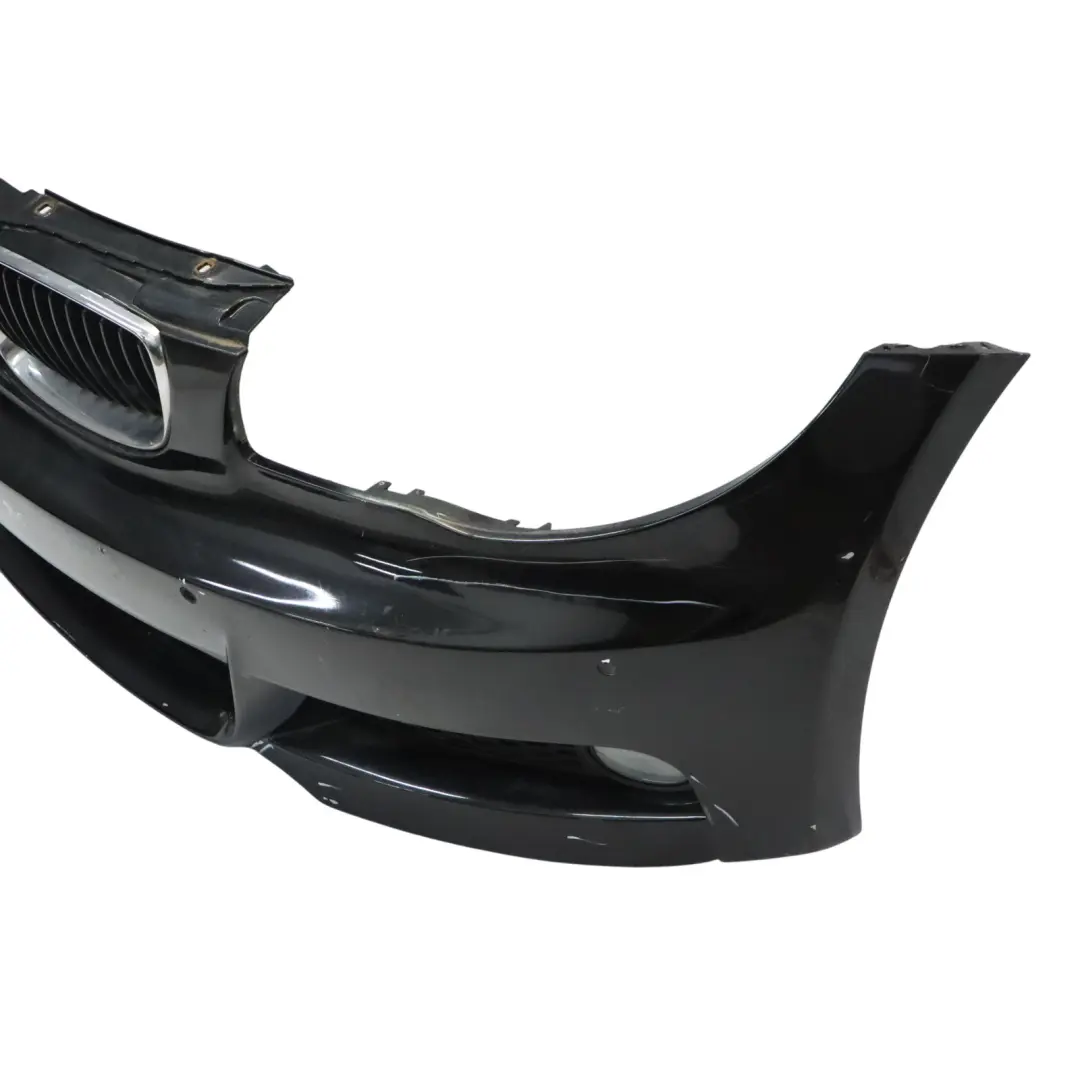 Front Bumper BMW E82 E88 M Sport PDC Trim Panel Black Sapphire Metallic 475