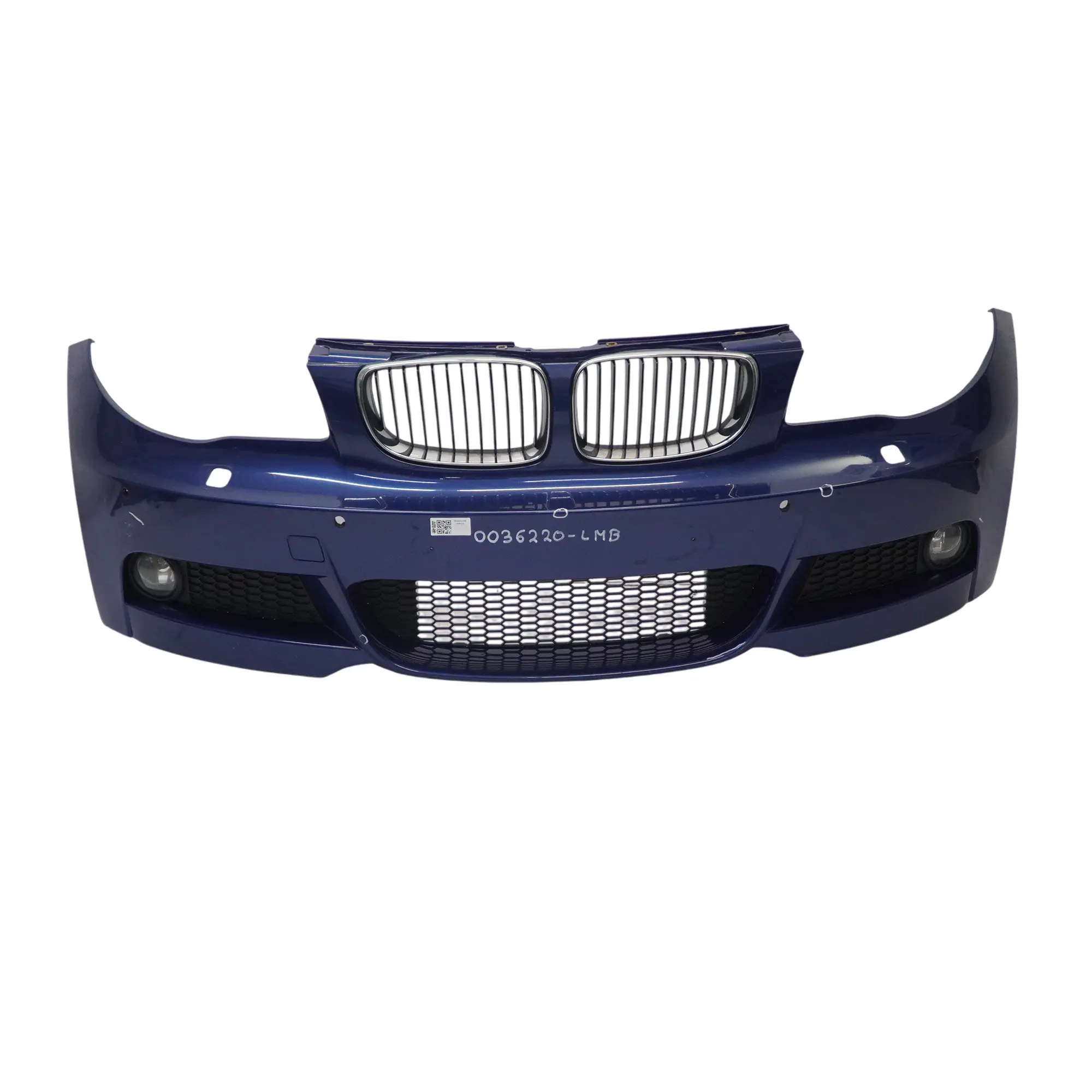 Front Bumper BMW E82 E88 M Sport PDC Trim Panel Le Mans Blue Metallic - 381