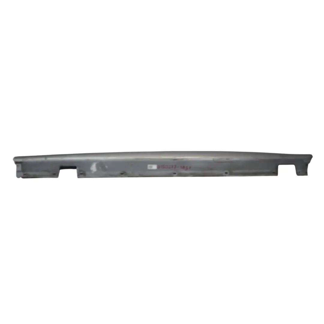 BMW E60 E61 Lado Sill Faldón Cubierta Izquierda Silbergrau Gris Plata - A08