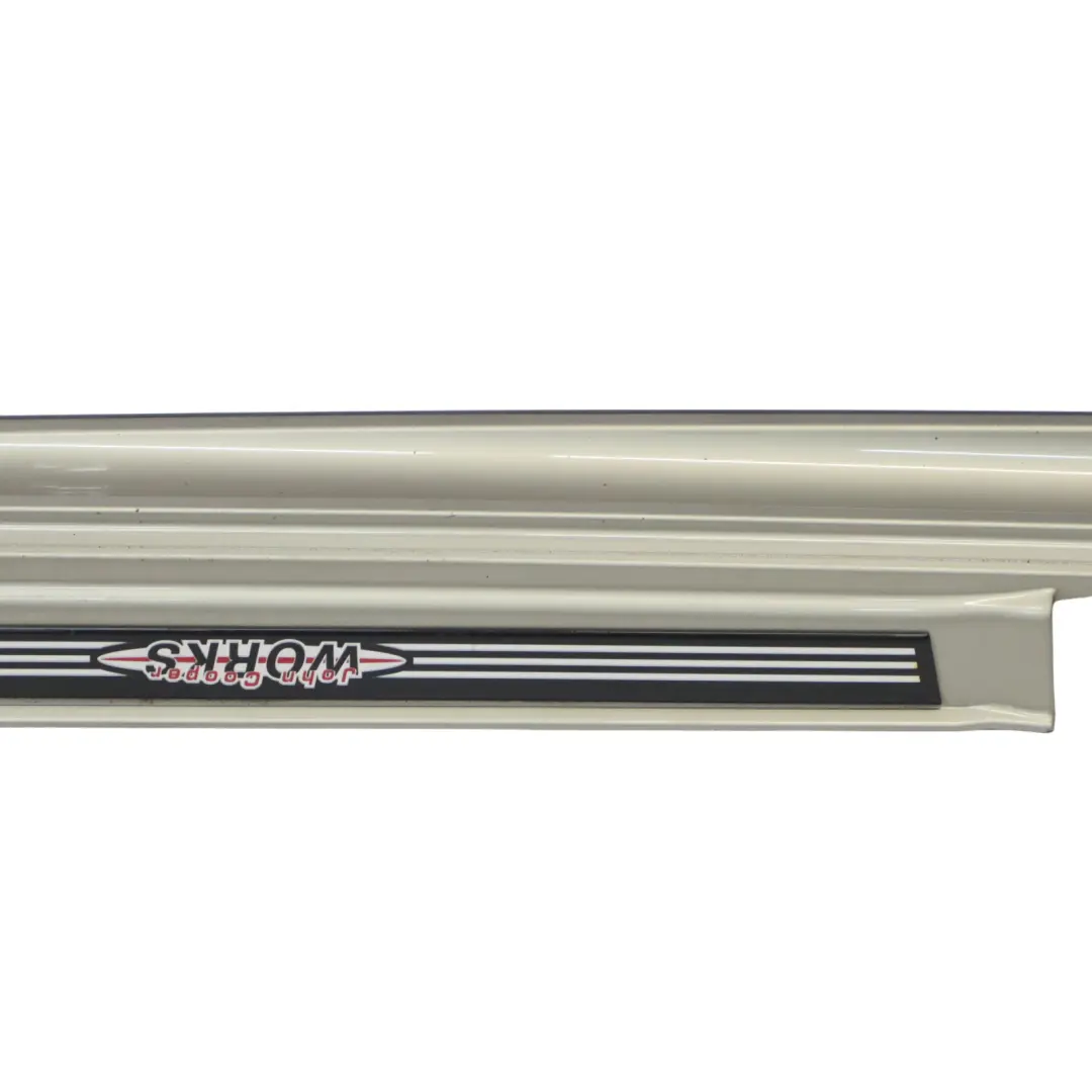 Mini JCW R56 R57 Right Door O/S Sill Skirt Side Trim Sparkling Silver - A60