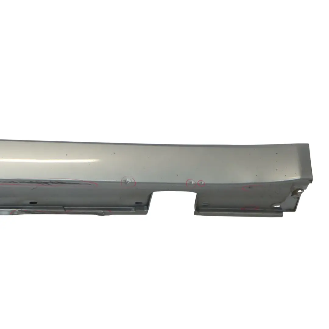 BMW E60 E61 LCI Door Sill Cover Side Skirt Right O/S Spacegrau Grey - A52