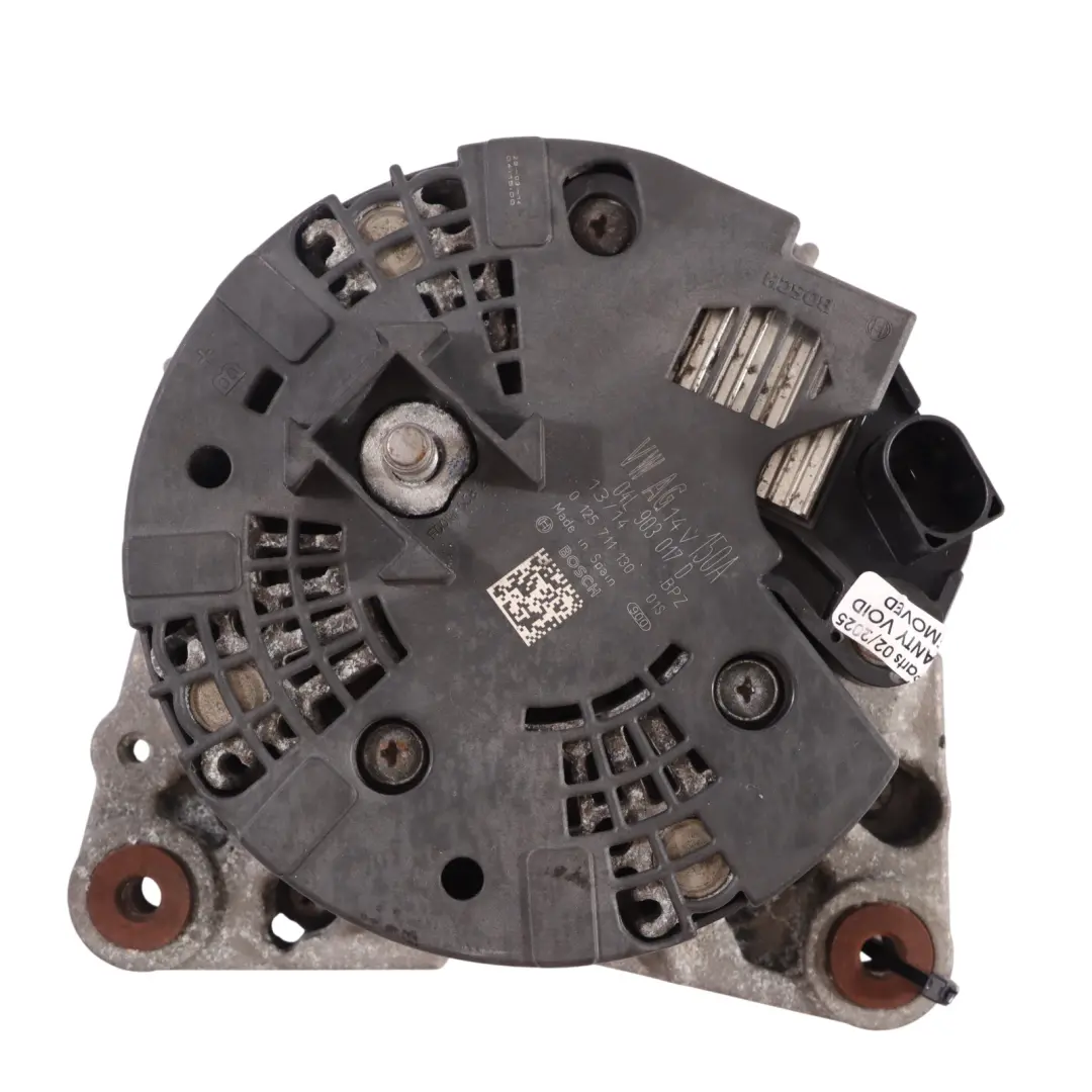 Audi A4 B8 A5 8F 2.0 TDI Diesel Alternator 04L903017D