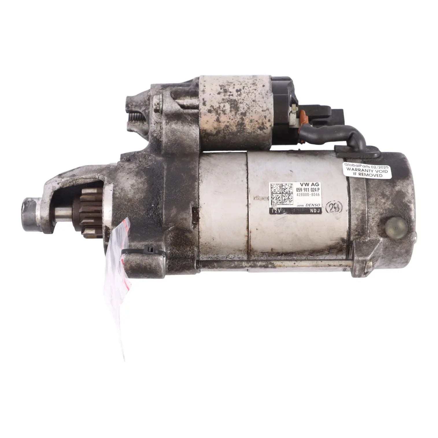 Audi A6 C7 A7 4G 2.0 TDI Motor De Arranque Motor Diesel Denso 059911024P