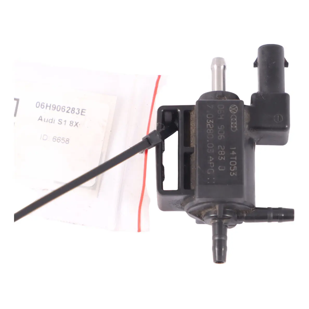 Audi S1 8X S3 8V VW Golf Mk7 2.0 TFSI Válvula solenoide línea vacío 06H906283B