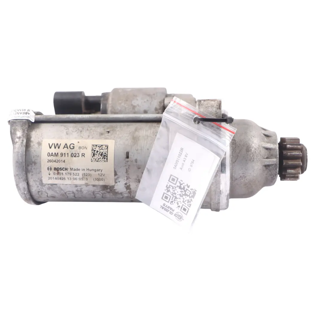 Audi A3 8V 1.4 TSI Petrol Starter Motor Engine Actuator Unit 0AM911023R