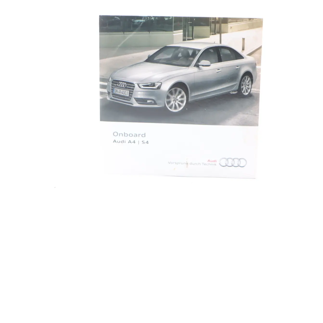 Audi A4 B8 Owner's Handbook CD Disk Manual 1415658K088