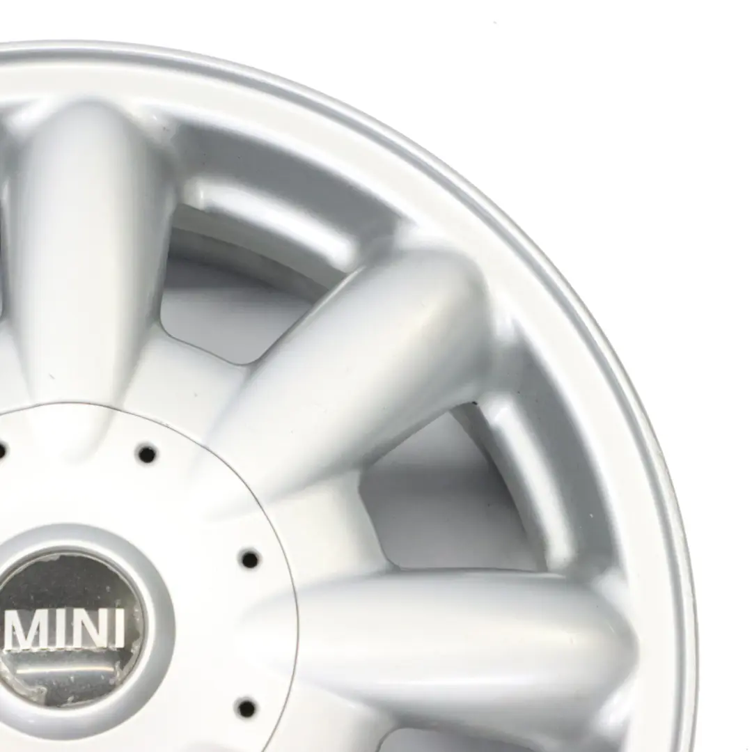 Mini Cooper One R50 R52 Llanta De Aluminio lateada 15" 5,5J ET:45 8 radios 82