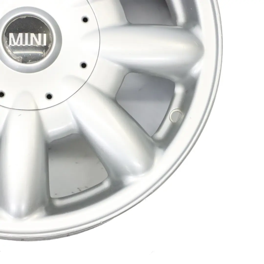 Mini Cooper One R50 R52 Llanta De Aluminio lateada 15" 5,5J ET:45 8 radios 82