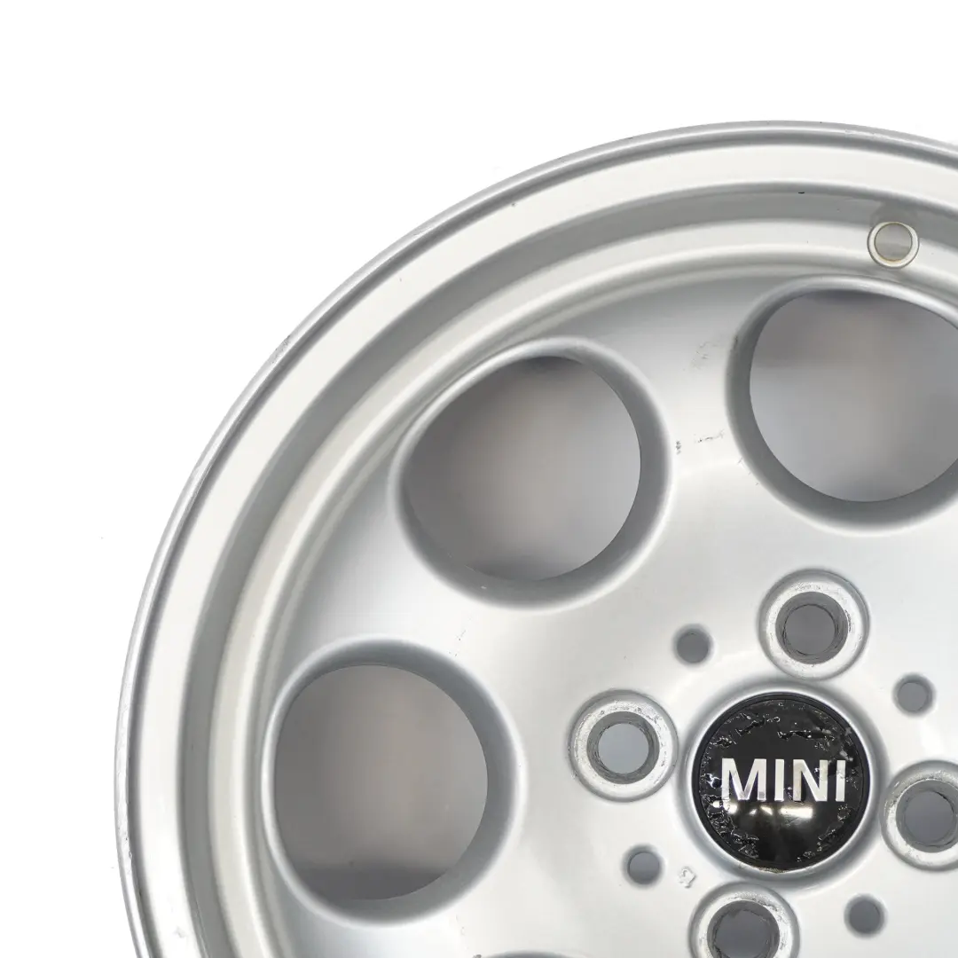 Mini Cooper R50 R55 R56 R57 Silver Wheel Alloy Rim 15" 5,5J ET:45 7-Hole 81