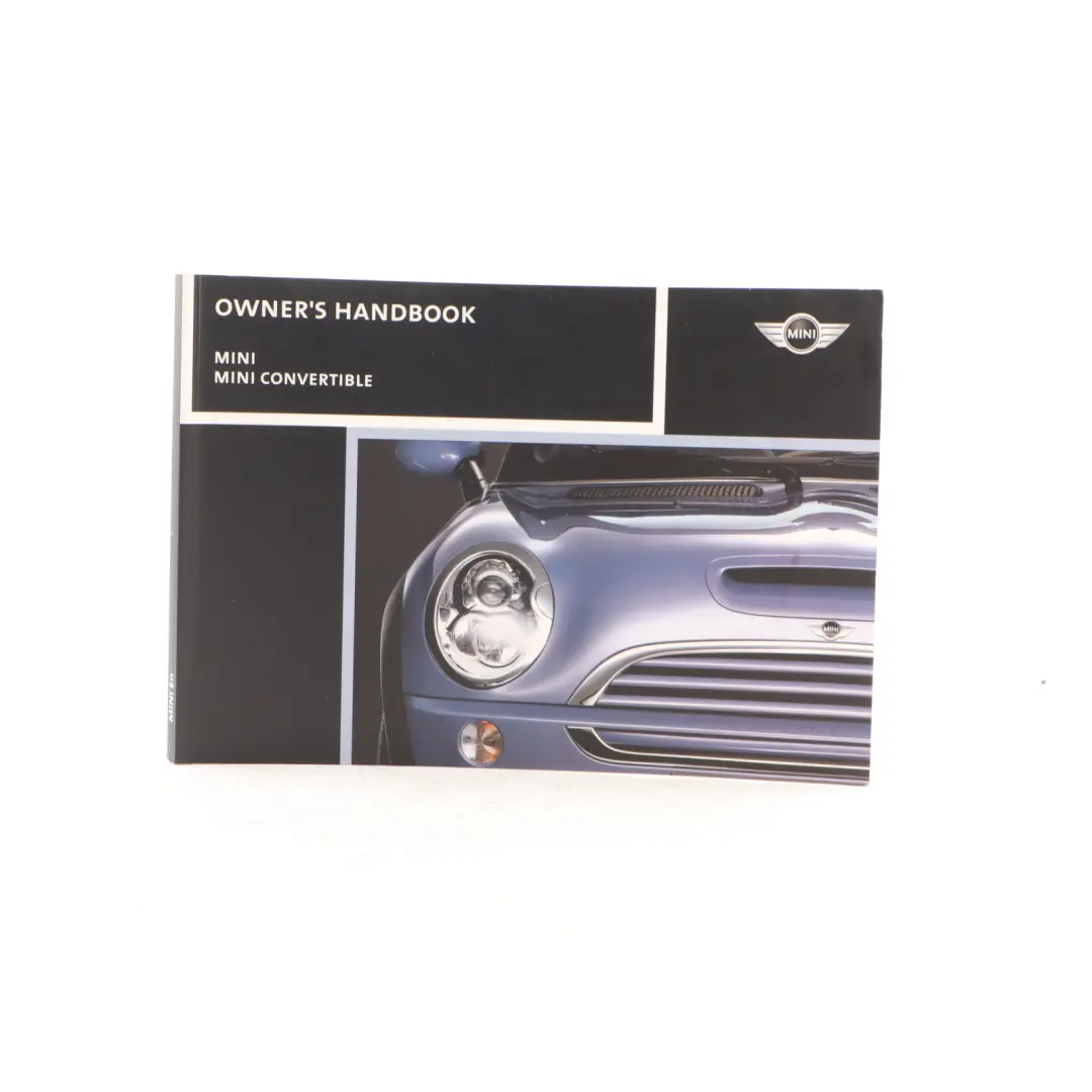 Mini R50 R53 Service Booklet R53 Owner's Handbook Set Pouch Case 0159844